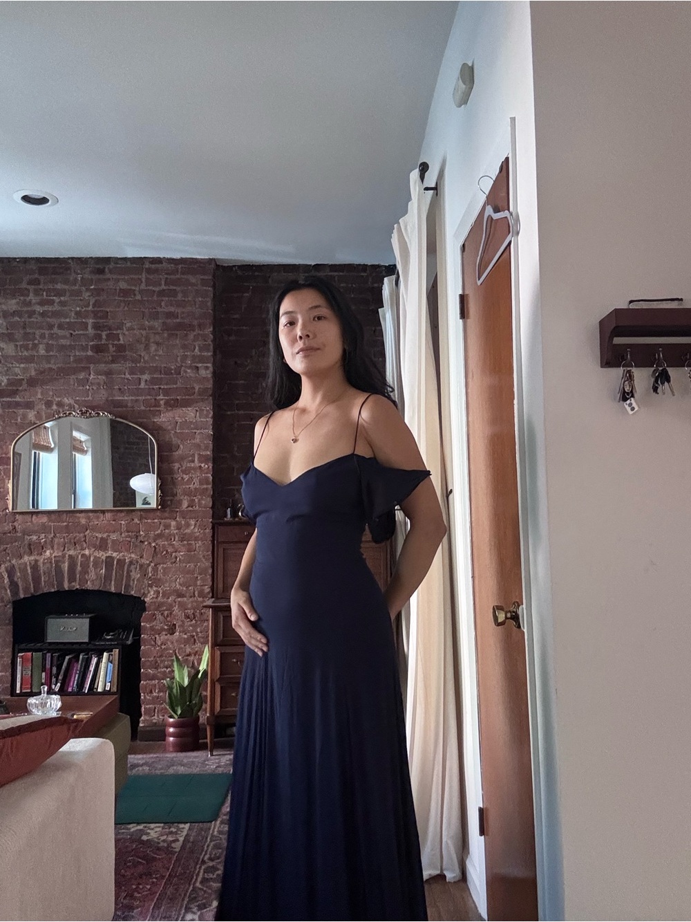 Navy Reformation Maxi Dress